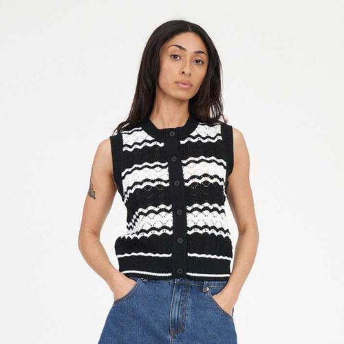 Huffer Ziggy Stripe Vest
